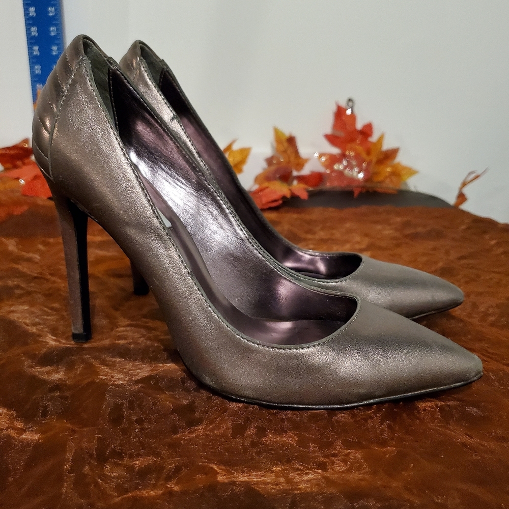 Steve Madden PUMPPER, Metallic Heels